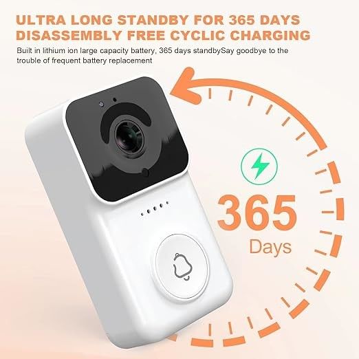 IP65 Wifi κάμερα κουδουνιού με χτύπημα 2 Way Audio κάμερα ασφαλείας μπροστινής πόρτας