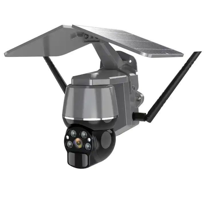 1080P 9600mAh μπαταρία WIFI Ηλιακή κάμερα LED Full Color Night Vision PTZ Zoom