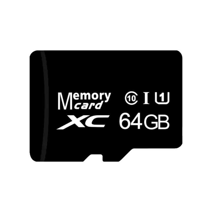Ηλιακά εξαρτήματα κάμερας 32GB 128GB 256GB κάρτες SD τάξης 10 V10 U1 64GB TF κάρτα