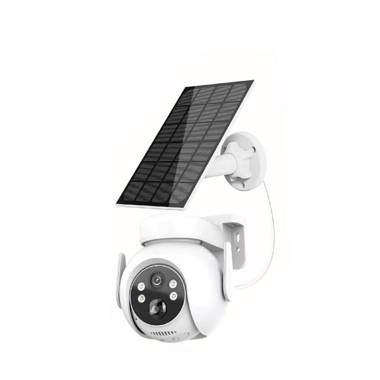 2MP WiFi Ηλιακή Κινηματογραφική Κάμερα Ανερόστευση 2 Way Talk Χρωματική Νυχτερινή Όραση