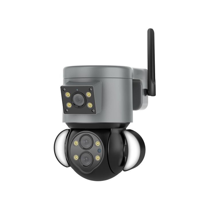 Πλήρης χρώμα IP65 Ασύρματη κάμερα CCTV PTZ Ευφυής κάμερα ασφαλείας Παρακολούθηση κίνησης