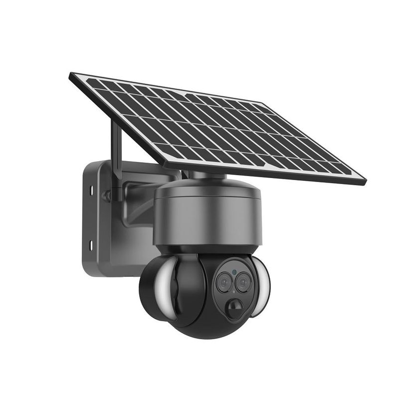 6MP Full Color Ηλιακή εξωτερική κάμερα ασφαλείας 4G Ηλιακή PTZ κάμερα OEM